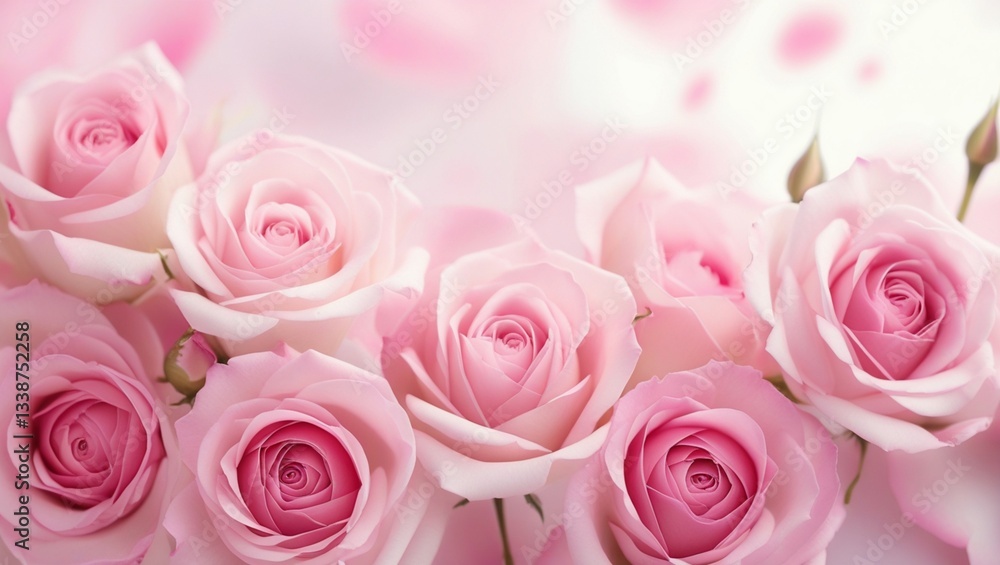 Blooming Beauty: Dreamy Pink Roses for a Romantic Touch Blooming Beauty: Dreamy Pink Roses for a Romantic Touch