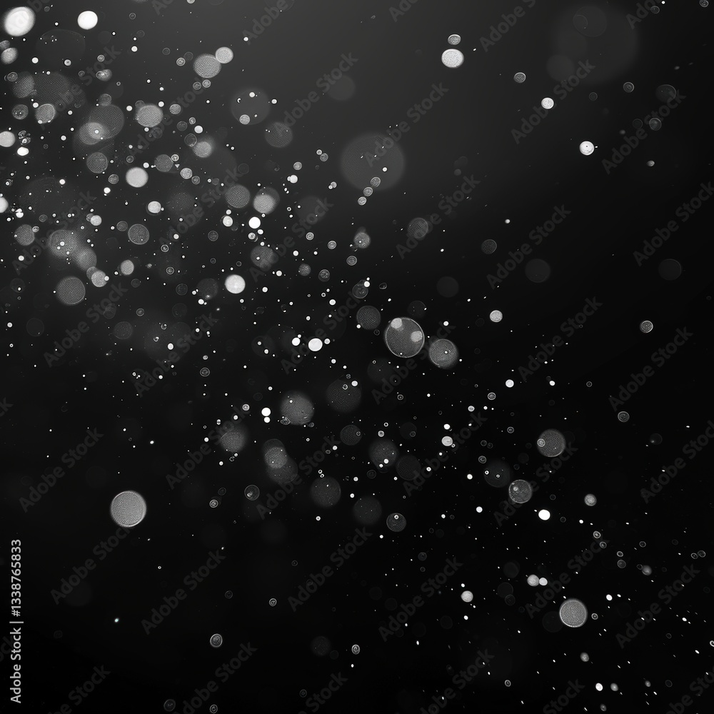 Fototapeta premium Elegant bokeh effect with soft white lights