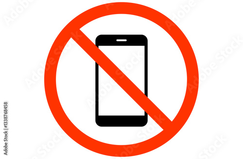 スマホ禁止マークアイコン