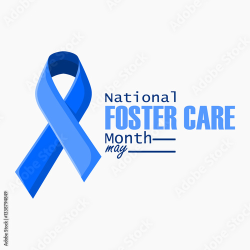 vector graphic of National Foster Care Month ideal for National Foster Care Month celebration.