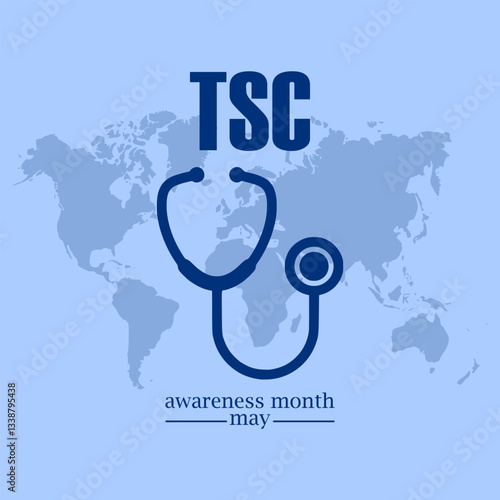 vector graphic of National Tuberous Sclerosis Awareness Month ideal for National Tuberous Sclerosis Awareness Month celebration.