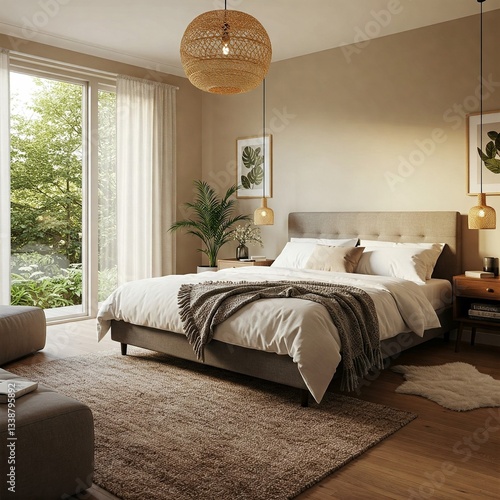modern bedroom interior