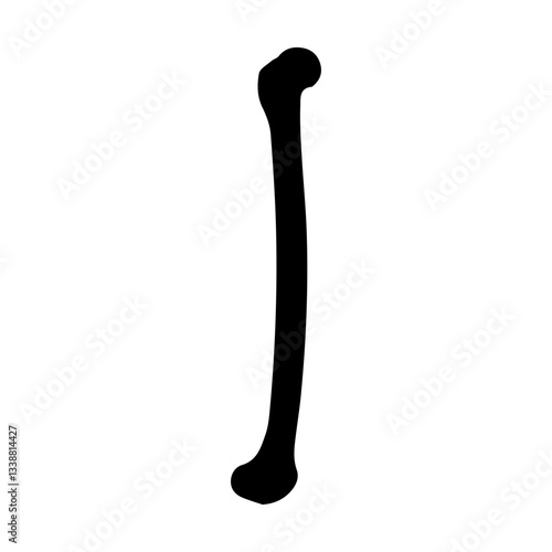 femur lateral glyph icon