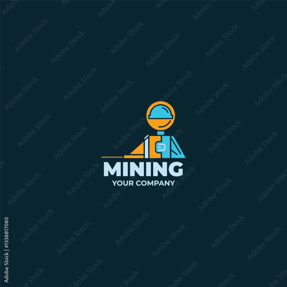 Mining Construction Logo Abstract Icon Design Vector Template Mining Construction Logo Abstract Icon Design Vector Template
