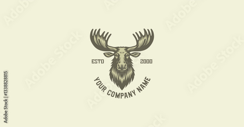 Moose elk deer logo