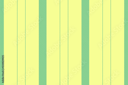 Cipster stripe lines vector, daisy fabric textile background. Bomplexity seamless texture pattern vertical in lime and teal colors.