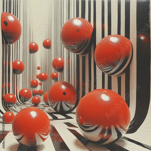 3d shapes abstract 