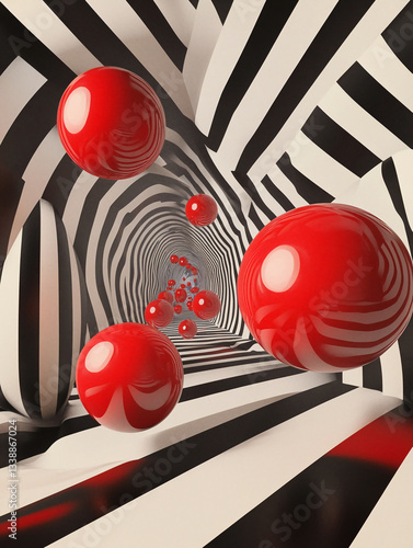 3d shapes abstract 