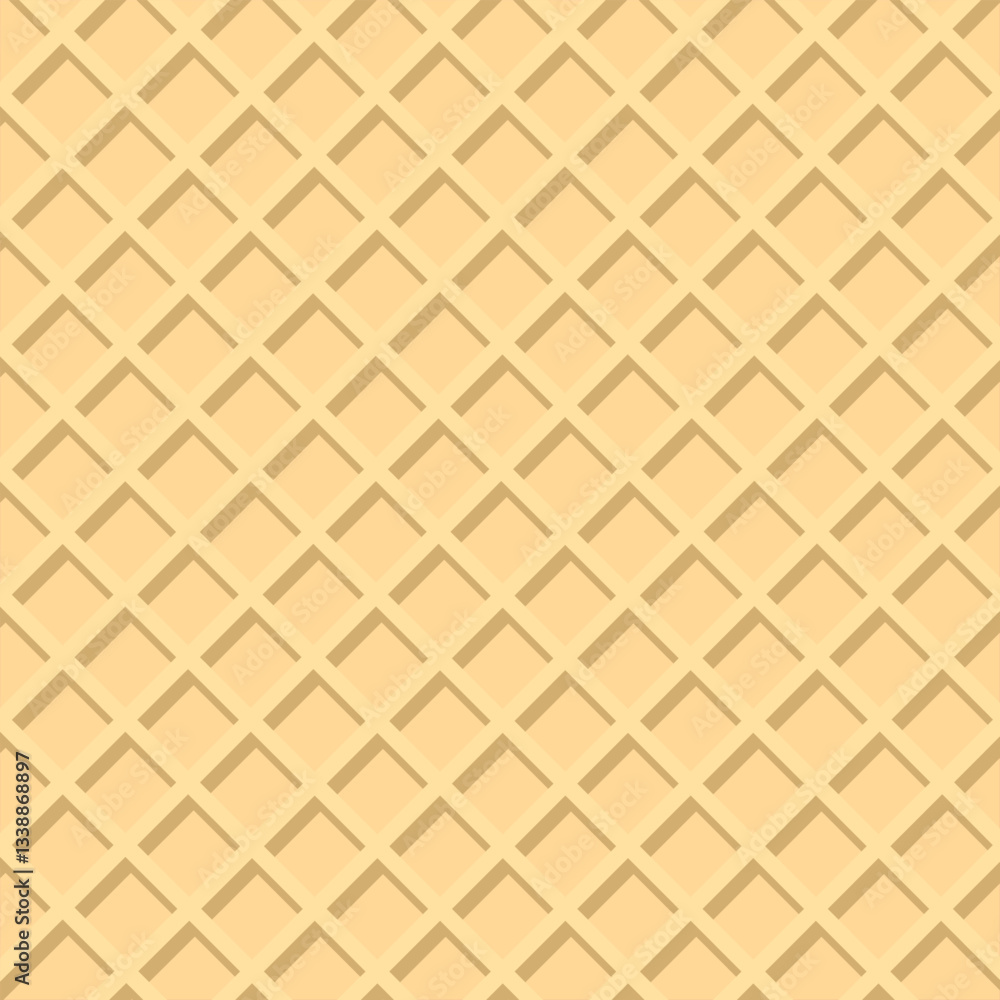 Waffle Pattern Background Vector Illustration Waffle Pattern Background Vector Illustration