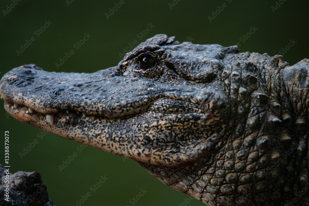 Fototapeta premium Chinese alligator in different poses