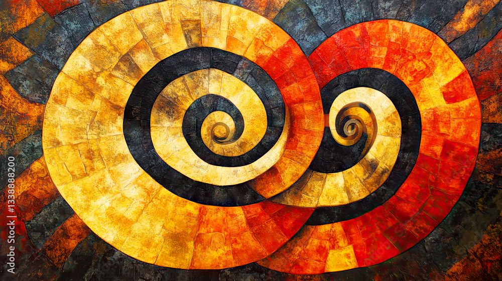 Golden Spiral Abstraction Golden Spiral Abstraction