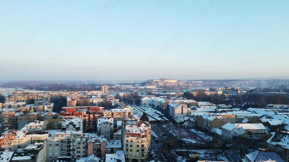 Snow-covered Novi Sad reveals serene beauty in Vojvodina during winter Snow-covered Novi Sad reveals serene beauty in Vojvodina during winter