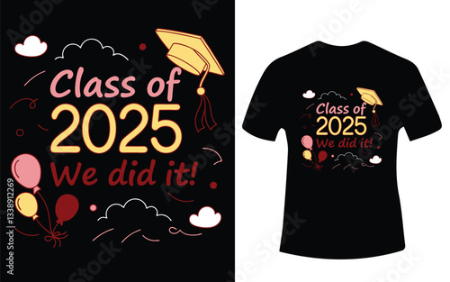 Prom Night & Class Day T-Shirt Design – Elegant & Memorable Graduation Celebration Graphic