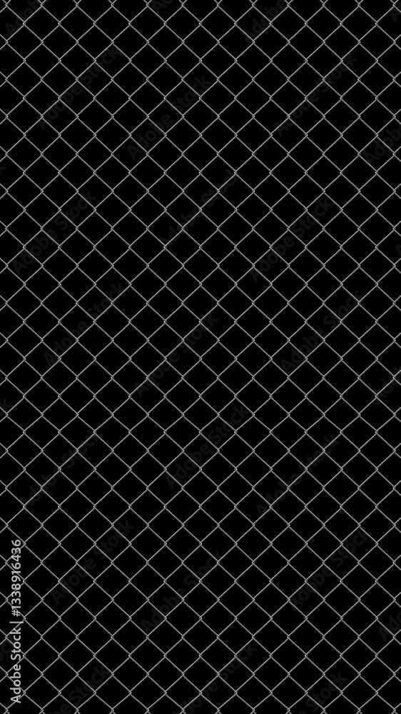 Chain Link Fence Portrait Vertical Video Animation Curtain Transition Effect Transparent Background Alpha Channel Chain Link Fence Portrait Vertical Video Animation Curtain Transition Effect Transparent Background Alpha Channel