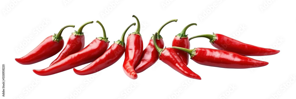 A set of red chillies A set of red chillies