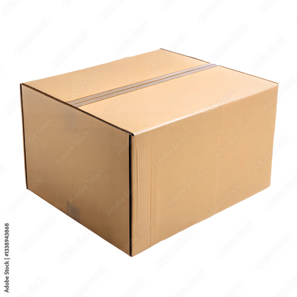 Assorted Sizes of Brown Cardboard Boxes Stacked Isolated for Packaging and Shipping. Assorted Sizes of Brown Cardboard Boxes Stacked Isolated for Packaging and Shipping.
