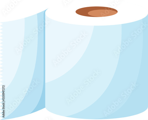 Toilet paper roll hygienic product