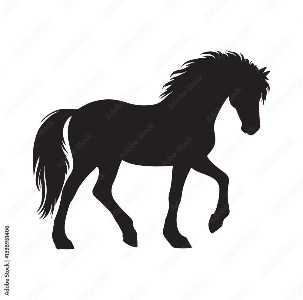 A dynamic horse illustration showcasing speed, strength, and freedom. Features a detailed silhouette, sketch, or monochrome design, capturing equestrian motion, power, and elegance in action. A dynamic horse illustration showcasing speed, strength, and freedom. Features a detailed silhouette, sketch, or monochrome design, capturing equestrian motion, power, and elegance in action.
