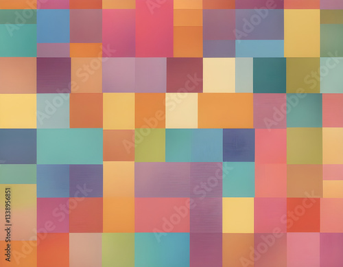 Colorful Groovy checkered vintage aesthetic backgrounds