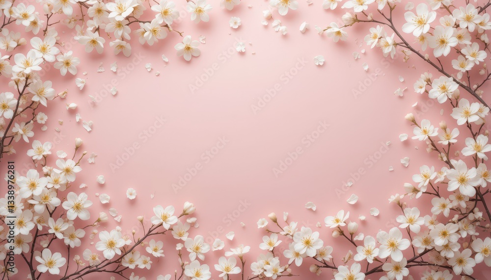 Pink floral photography cherry blossoms close-up Pink floral photography cherry blossoms close-up