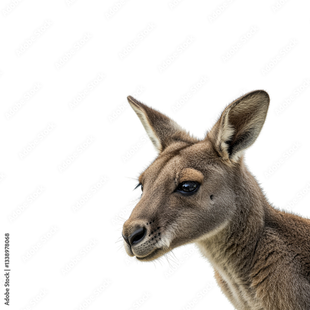 Fototapeta premium kangaroo isolated on transparent background. kangaroo png