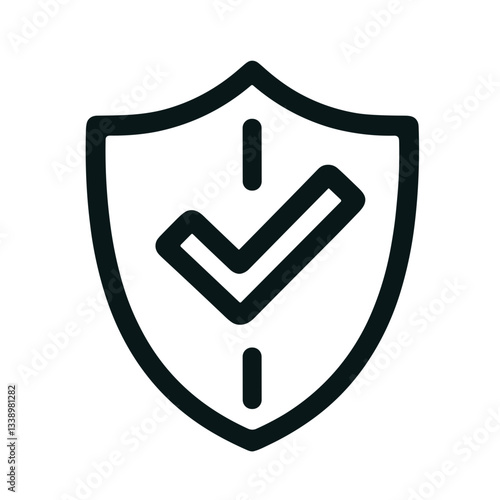Secure shield symbolizing protection and trust, digital assurance