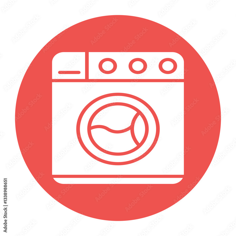 Washing Machine Icon Washing Machine Icon