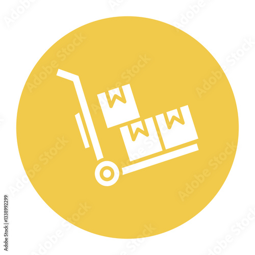 Hand Trolley Icon