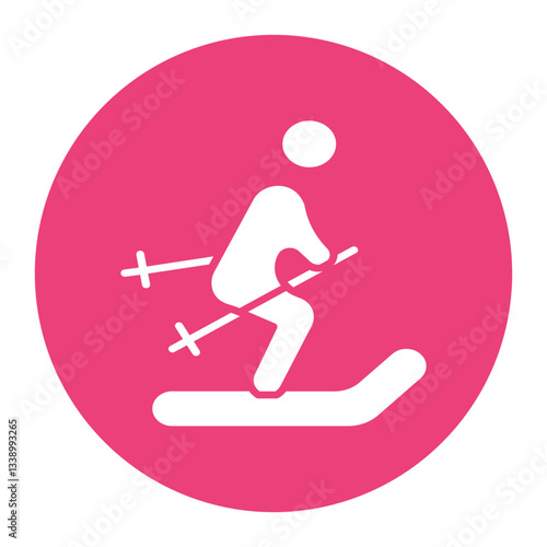 Ski Run Icon