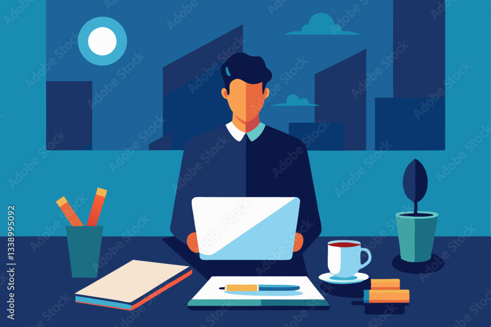 businessman working on laptop businessman working on laptop