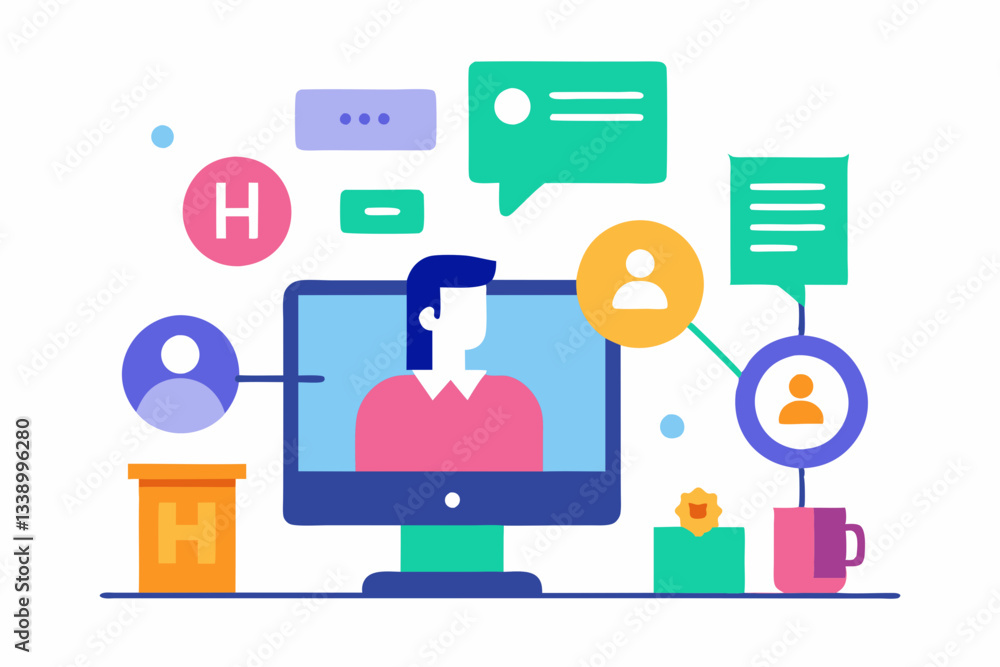 social network concept social network concept