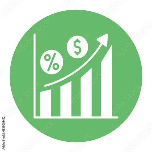 Floating Interest Rate Icon