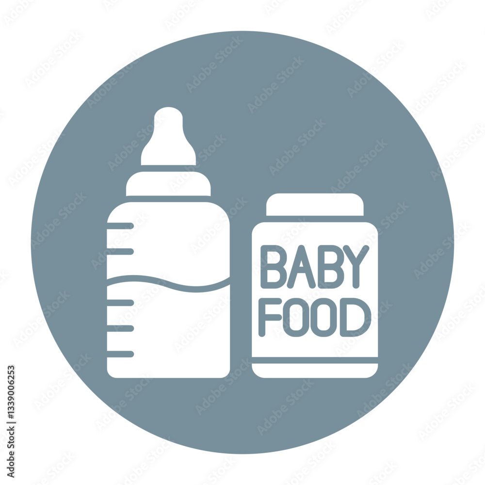 Baby nutrition Icon Baby nutrition Icon