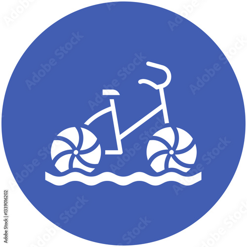 Water Tricycle Icon