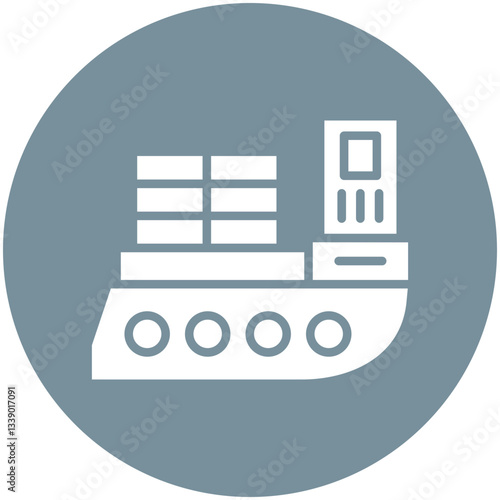 Cargo Barge Icon