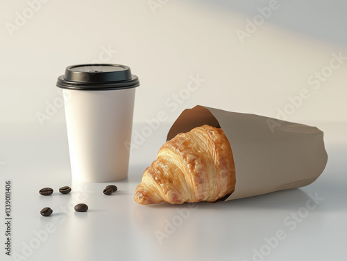 coffee and croissant