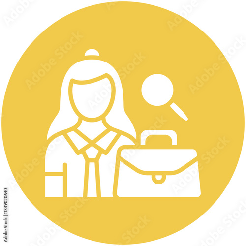 Job Seeker Female Icon