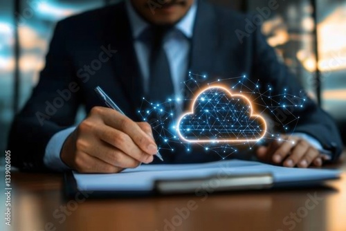 Businessman migrates file system, network, and internet infrastructure