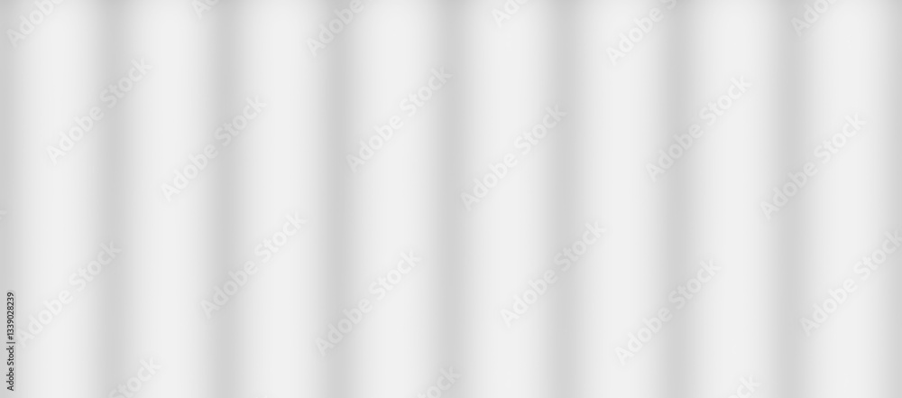 Fototapeta premium White wall with shadow of shutters window overlay. Sunlight effect shadow on the wall. Minimal blurred backdrop backgrounds. Summer tropical surface background.