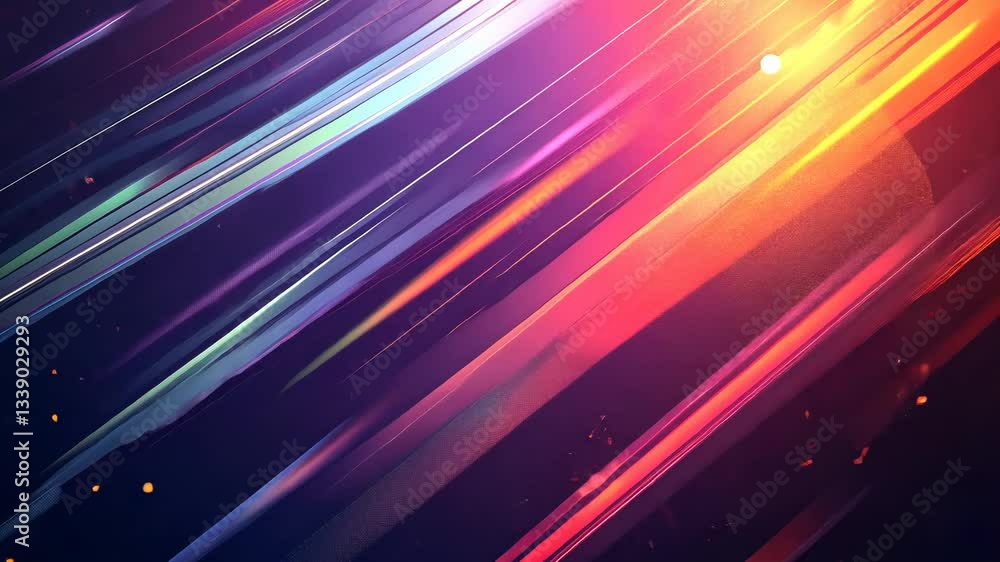 Abstract vibrant diagonal lines (2)