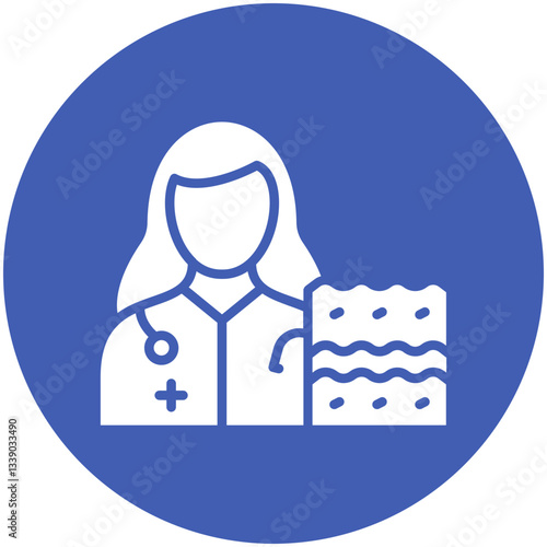 Dermatologist Female Icon