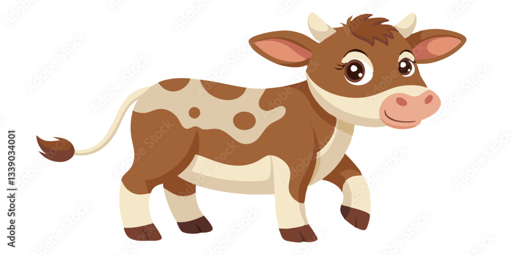 Obraz premium funny cow cartoon