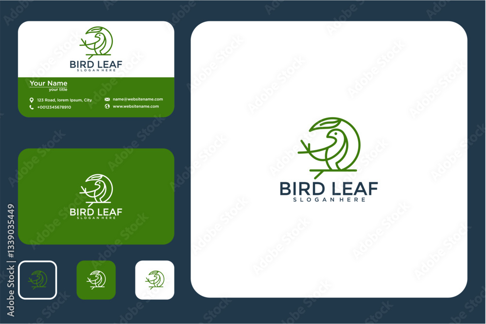 Modern Logo Design With Business Cards And Branding Elements Modern Logo Design With Business Cards And Branding Elements