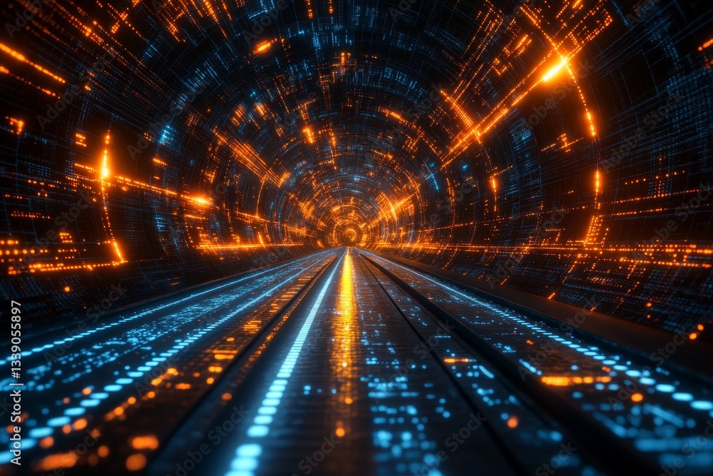Futuristic virtual metaverse with digital avatars and abstract backgrounds Futuristic virtual metaverse with digital avatars and abstract backgrounds