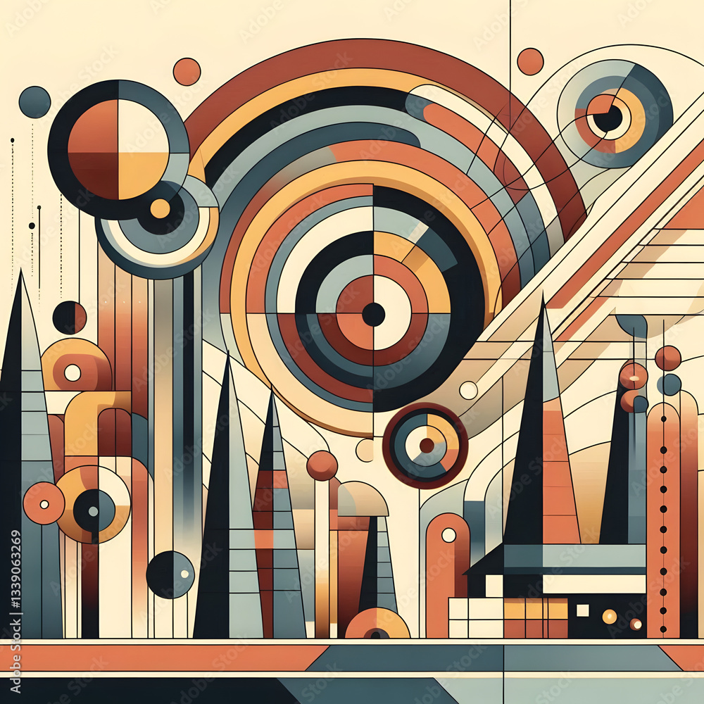 Abstract music background with musical notes and vibrant design elements for a lively and artistic vibe Abstract music background with musical notes and vibrant design elements for a lively and artistic vibe