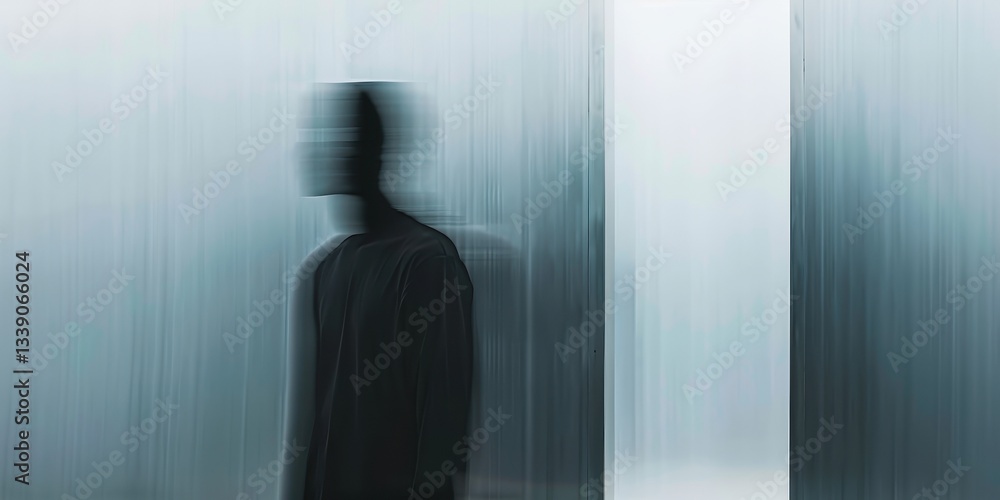 Fototapeta premium Abstract Figure in Motion