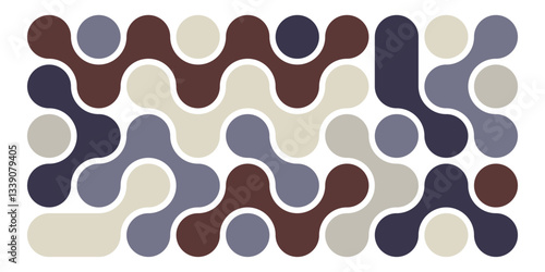 Minimalist vector set of fluid metaball elements in natural colors. Organic liquid Shapes collection. Ideal for UI design, posters, banner, packaging, creative artwork
