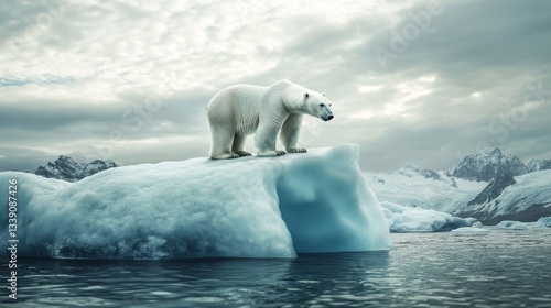 Polar Bear on Melting Ice: A Cryptic Warning