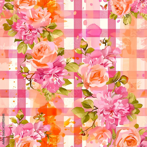 Seamless pattern digital paper