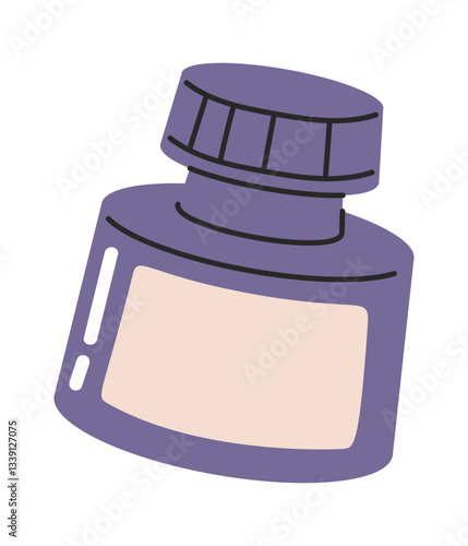 Ink bottle doodle stationery accessory